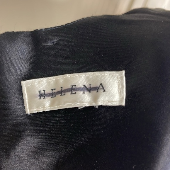 HELENA Women’s Tweed Houndstooth Sheath Dress With Velvet Bow Belt - Picture 11 of 13